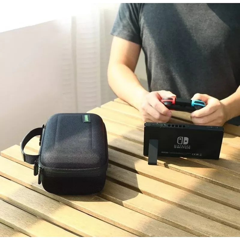 UGREEN LP145 apsauginis dėklas Nintendo Switch, EVA kietas korpusas, Oxford juodos spalvos