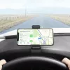 UGREEN LP189 60796 Automobilinis telefono laikiklis su prietaisų skydelio sagtimi - Juoda