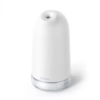 UGREEN LP225 Ultrasonic Humidifier su 300 ml talpa, USB-C, 7 spalvų naktine šviesa, tyliai veikiantis