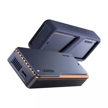 UGREEN M.2 NVMe SSD korpusas D703 USB4 40Gbps, be įrankių, aliuminio, Space Grey