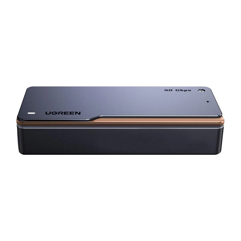 UGREEN M.2 NVMe SSD korpusas D703 USB4 40Gbps, be įrankių, aliuminio, Space Grey