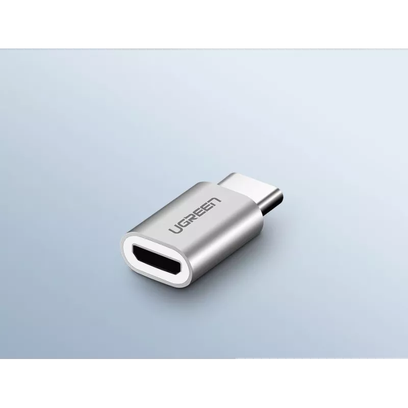 UGREEN Micro USB į USB-C adapteris juodas (30391)