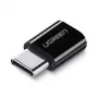 UGREEN Micro USB į USB-C adapteris juodas (30391)