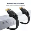 UGREEN NW102 Cat6 U/UTP plokščias Ethernet kabelis 2m - juodas