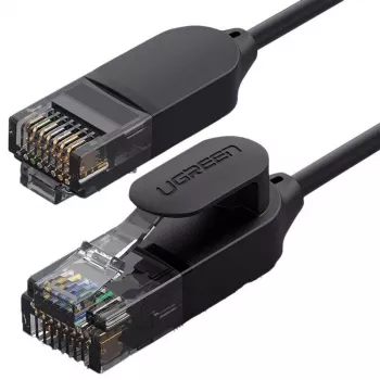 UGREEN NW122 Cat6A UTP RJ45 Ethernet Patch laidas – 10 m, juodas