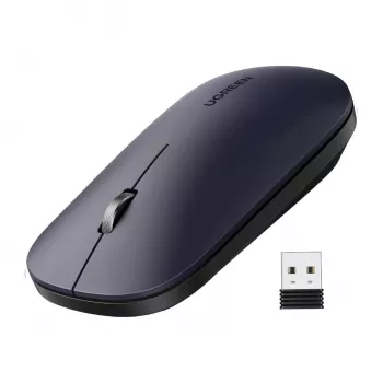 UGREEN Portable 2.4GHz belaidė pelė – juoda
