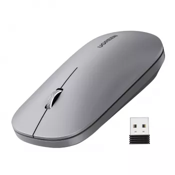 UGREEN Portable 2.4GHz belaidė pelė - pilka