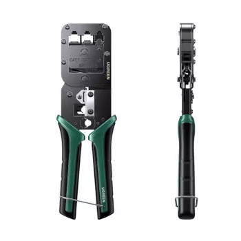 UGREEN RJ45 tinklo presavimo įrankis su prakišimo funkcija, pjaustytuvu ir nuėmikliu RJ45 RJ12 RJ11 Cat5 Cat5e Cat6 Cat6a Cat7 Cat8