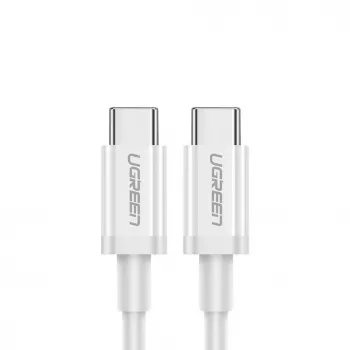 UGREEN US264 USB-C to USB-C Cable 1m White 100W PD QC AFC