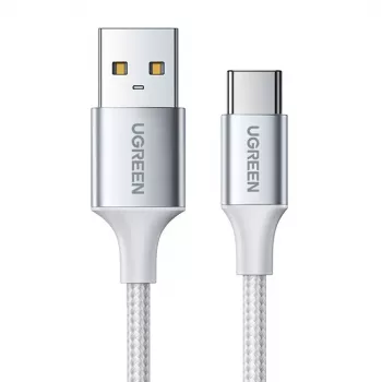 UGREEN US288 USB-A į USB-C laidas QC 3.0 3A 1m Baltas
