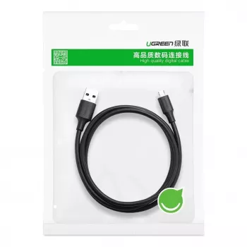 UGREEN US289 Micro USB / USB-A Laidas 0,25m - Juodas