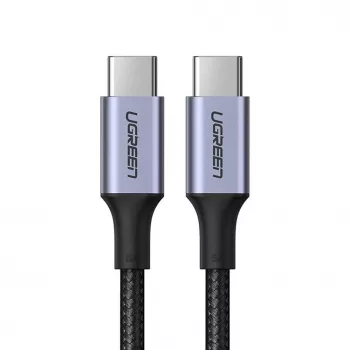 UGREEN US316 USB-C į USB-C laidas 100W 5A 480Mbps 1,5m Pilka
