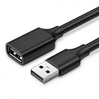 UGREEN USB 2.0 ilginimo laidas 5m juodas (US103)