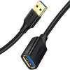 UGREEN USB 3.0 ilginimo laidas 3m juodas, vyriškas–moteriškas, SuperSpeed 5Gbps