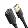 UGREEN USB 3.0 ilginimo laidas 3m juodas, vyriškas–moteriškas, SuperSpeed 5Gbps