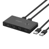 Ugreen USB 3.2 Gen 1 Switch Box 4 prievadų USB šakotuvas dviem kompiuteriams, juodas (US216 30768)