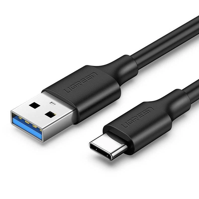 UGREEN USB-A į USB-C 3.0 laidas, 1 m, juodas