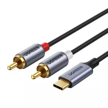UGREEN USB Type-C to 2RCA Audio Cable 1.5m Gray (20193 CM451)