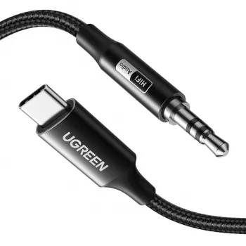 UGREEN USB Type-C į 3,5 mm AUX garso kabelis 3 m - juodas