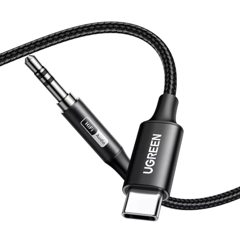 UGREEN USB Type-C į 3,5 mm AUX garso kabelis 3 m - juodas