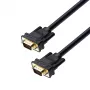 UGREEN VG101 VGA kabelis vyras į vyrą 1,5 m – Full HD 1080p, auksu dengtos jungtys, dvigubas ekranavimas, dvigubos ferito šerdys