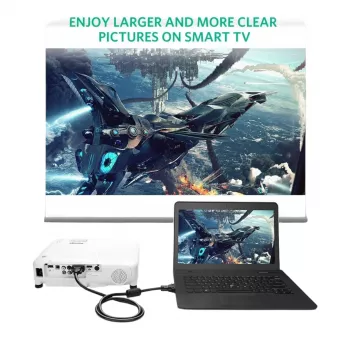 UGREEN VGA vyriškas į vyrišką laidas 5m 1080p - juodas