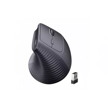 UGREEN Wireless Vertical Mouse Black 2.4GHz ergonomiška belaidė pelė su tyliu paspaudimu 2400 DPI