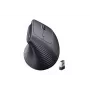 Ugreen belaidė vertikali pelė, 2,4 GHz / Bluetooth 5.4, reguliuojamas DPI, juoda