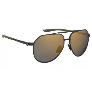 Under Armour Honcho 3.0 Vyriški Akiniai Nuo Saulės UAHONCHOG3OLG Matiniai Juodi/Pilki 60/17/140 mm