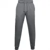 Under Armour vyriškos Rival Fleece 3Logo kelnės, Pitch Gray Light Heather / Black, dydis S