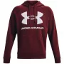 Under Armour vyriškas Rival Fleece Big Logo HD megztinis su gobtuvu Barn Red