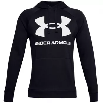 Under Armour vyriškas Rival Fleece Big Logo HD megztinis su gobtuvu, juodas 1357093 001