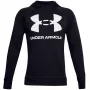 Under Armour vyriškas Rival Fleece Big Logo HD megztinis su gobtuvu, juodas 1357093 001