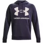 Under Armour vyriškas Rival Fleece Big Logo HD megztinis su gobtuvu, violetinis
