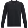 Under Armour vyriškas Rival Fleece megztinis su apvalia iškirpte, juodas 1379755 001