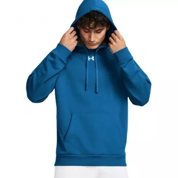 Under Armour vyriškas Rival Fleece gobtuvas, Academy Blue, dydis M