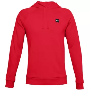 Under Armour vyriškas Rival Fleece gobtuvas raudonas 1357092 600