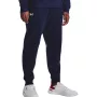 Under Armour Rival Fleece vyriškos kelnės su rankogaliais, tamsiai mėlynos spalvos 1379774 410 2XL