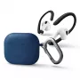 UNIQ Nexo Dėklas AirPods 3 + Ausų Kabliukai Silikoniniai - Mėlyna