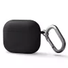 UNIQ Uniq Nexo Dėklas AirPods 3 su Ausų Kabliukais Silikoninis - Pilka