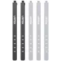 UNITEK FlexiTie Silicone Cable Ties Set – 6 vnt. daugkartiniai kabelių raiščiai, įvairių spalvų, 2 dydžiai