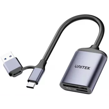 UNITEK SD4.0 / Micro SD4.0 Card Reader 2in1 USB 3.0 Type-A Black
