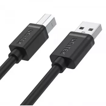 UNITEK Y-C430GBK USB 2.0 A vyriškas į B vyrišką laidas, 1 m, juodas