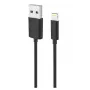 USAMS U-Gee USB to Lightning duomenų ir įkrovimo laidas 1 m juodas