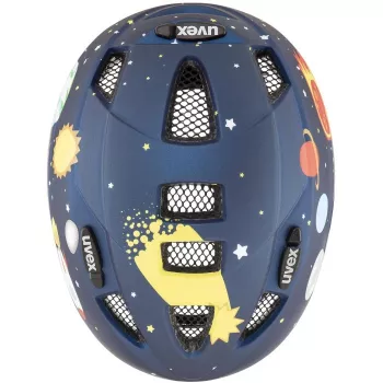 UVEX Kid 2 CC Dviračio Šalmas Tamsiai Mėlynas Raketa 46-52 cm