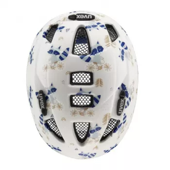 Vaikiškas dviračių šalmas UVEX Kid 2 CC 46-52 cm, Raccoon Matt