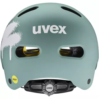Vaikiškas dviračių šalmas UVEX Kid 4 Style MIPS, žalias
