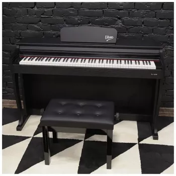 V-TONE BL-8808 BK USB MIDI Digital Learning Piano - 61 klavišų, jautrūs prisilietimui, juoda