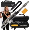V-TONE PICCOLO 1 Piccolo fleita C tonacijoje, ABS derva, nikeliu sidabrinė galvutė, nikeliuoti klavišai, Boehm sistema, Split E, C pėdelė, mokinio modelis su kietu dėklu ir aksesuarais