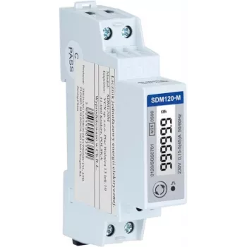 VCX SDM120M vienfazis dvipusis elektros skaitiklis su Modbus RTU (MID)